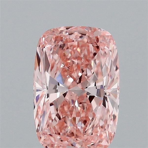 0.94 Carat Cushion Shaped, Ideal Cut, FANCY VIVID PINK Color, VS1 Clarity, IGI Certified Lab Grown Diamond