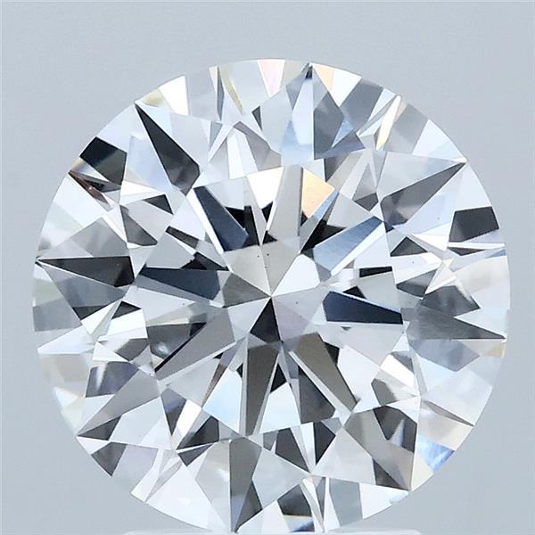 3.08 Carat Round Shaped, Ideal Cut, E Color, VS1 Clarity, IGI Certified Lab Grown Diamond