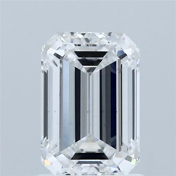 1.51 Carat Emerald Shaped, Ideal Cut, E Color, VS2 Clarity, IGI Certified Lab Grown Diamond