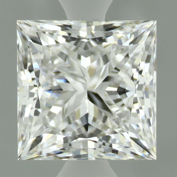 1.02 Carat Princess Shaped, Ideal Cut, D Color, VVS2 Clarity, IGI Certified Lab Grown Diamond