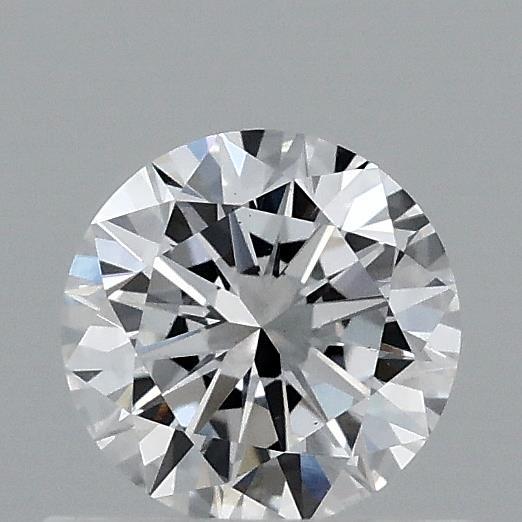 0.62 Carat Round Shaped, Excellent Cut, D Color, VVS2 Clarity, IGI Certified Lab Grown Diamond