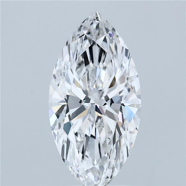 2.56 Carat Marquise Shaped, Ideal Cut, E Color, VVS2 Clarity, IGI Certified Lab Grown Diamond