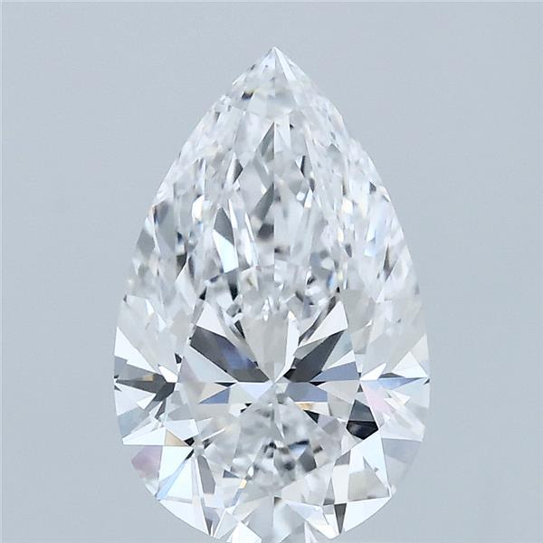 1.83 Carat Pear Shaped, Ideal Cut, D Color, VVS2 Clarity, IGI Certified Lab Grown Diamond