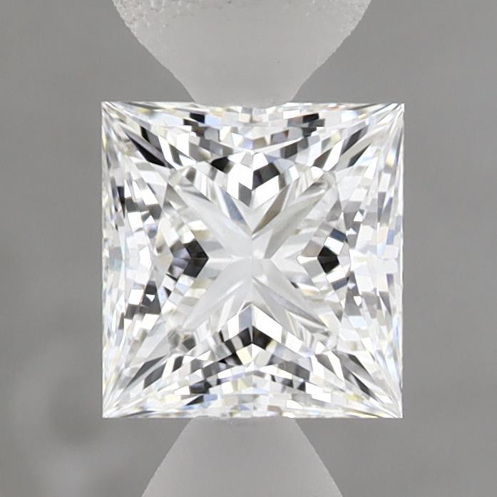 0.98 Carat Princess Shaped, Ideal Cut, D Color, VVS2 Clarity, IGI Certified Lab Grown Diamond