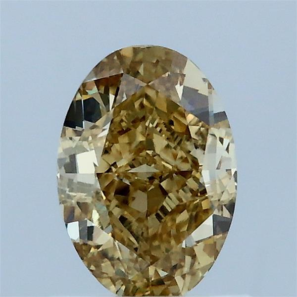 1.06 Carat Oval Shaped, Very Good Cut, FANCY INTENSE YELLOW Color, VS1 Clarity, IGI Certified Lab Grown Diamond