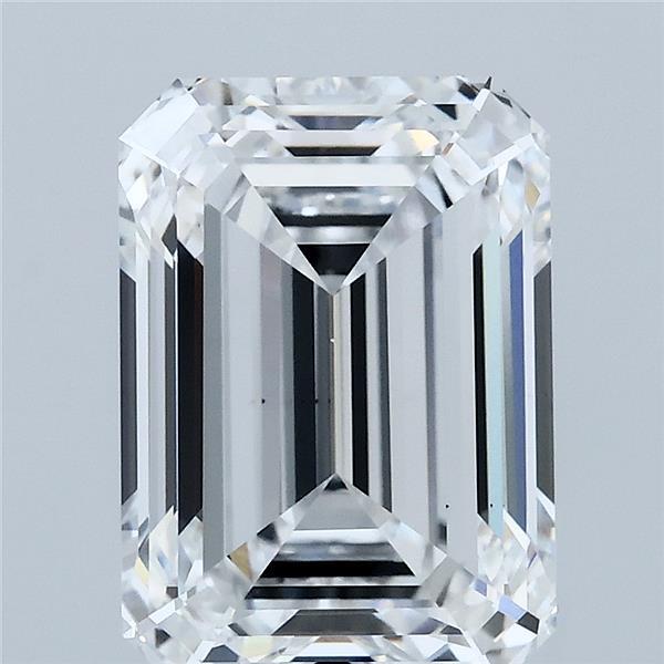 4.08 Carat Emerald Shaped, Ideal Cut, D Color, VS1 Clarity, IGI Certified Lab Grown Diamond