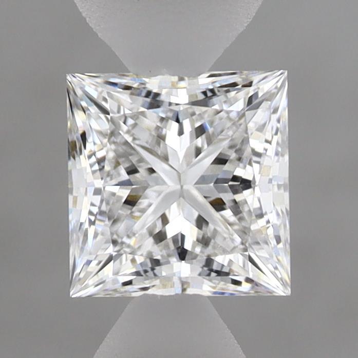 0.98 Carat Princess Shaped, Ideal Cut, E Color, VVS2 Clarity, IGI Certified Lab Grown Diamond