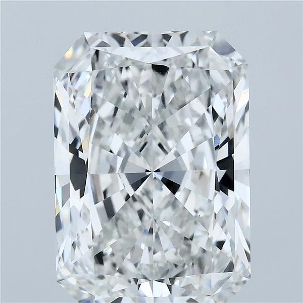 6.10 Carat Radiant Shaped, Ideal Cut, F Color, VS1 Clarity, IGI Certified Lab Grown Diamond