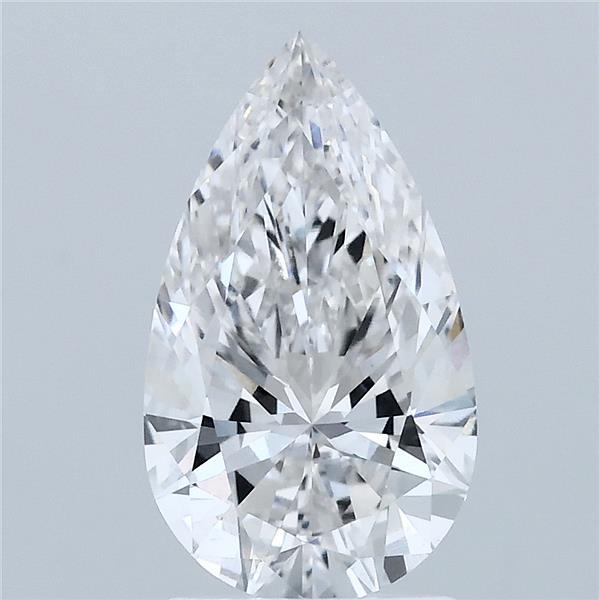 2.01 Carat Pear Shaped, Ideal Cut, F Color, VS1 Clarity, IGI Certified Lab Grown Diamond
