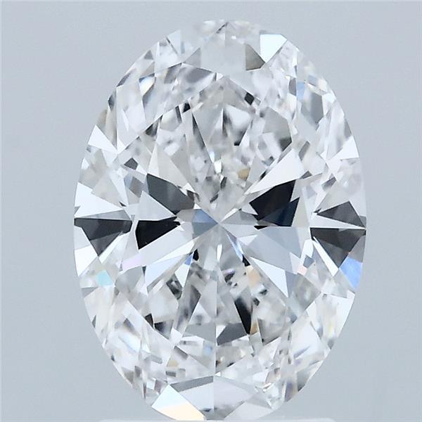 2.01 Carat Oval Shaped, Ideal Cut, D Color, VVS2 Clarity, IGI Certified Lab Grown Diamond