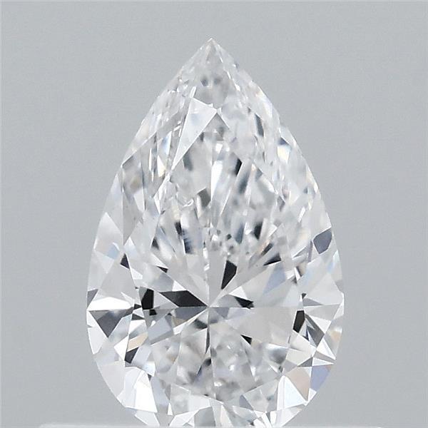 0.46 Carat Pear Shaped, Ideal Cut, D Color, VVS2 Clarity, IGI Certified Lab Grown Diamond