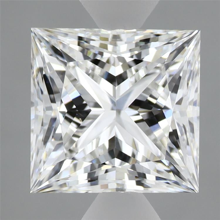 2.83 Carat Princess Shaped, Ideal Cut, D Color, VVS1 Clarity, IGI Certified Lab Grown Diamond