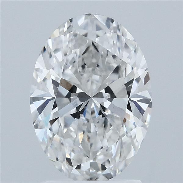 2.06 Carat Oval Shaped, Ideal Cut, E Color, VS1 Clarity, IGI Certified Lab Grown Diamond