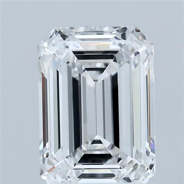 1.90 Carat Emerald Shaped, Ideal Cut, D Color, VVS2 Clarity, IGI Certified Lab Grown Diamond