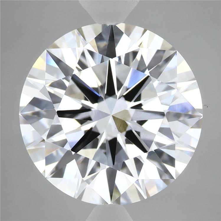 6.09 Carat Round Shaped, Ideal Cut, E Color, VVS2 Clarity, IGI Certified Lab Grown Diamond