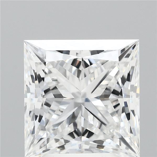 4.01 Carat Princess Shaped, Ideal Cut, E Color, VS1 Clarity, IGI Certified Lab Grown Diamond