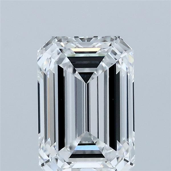 1.53 Carat Emerald Shaped, Ideal Cut, E Color, VVS1 Clarity, IGI Certified Lab Grown Diamond