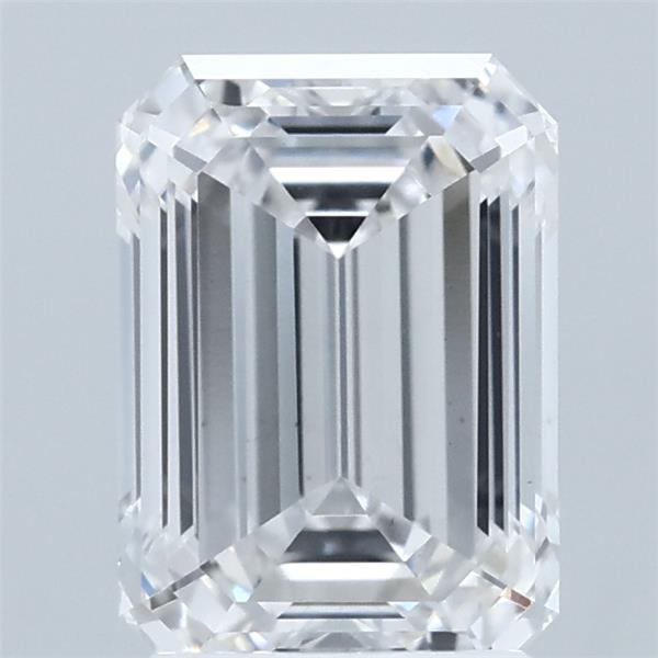 2.06 Carat Emerald Shaped, Ideal Cut, E Color, VS1 Clarity, IGI Certified Lab Grown Diamond