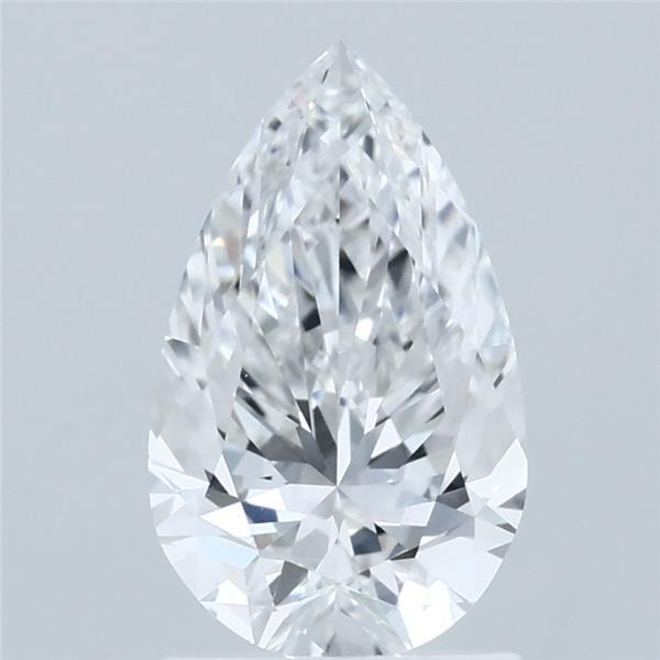1.50 Carat Pear Shaped, Ideal Cut, E Color, VVS2 Clarity, IGI Certified Lab Grown Diamond