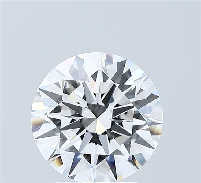 2.05 Carat Round Shaped, Ideal Cut, D Color, VVS2 Clarity, IGI Certified Lab Grown Diamond
