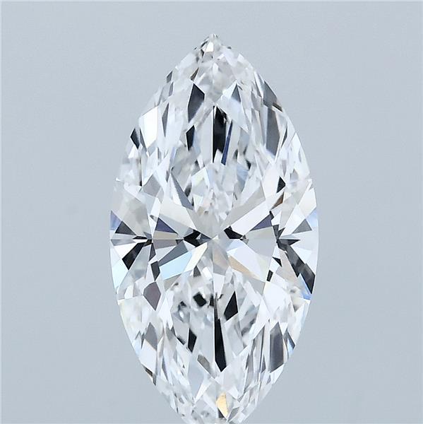 2.10 Carat Marquise Shaped, Ideal Cut, E Color, VVS1 Clarity, IGI Certified Lab Grown Diamond