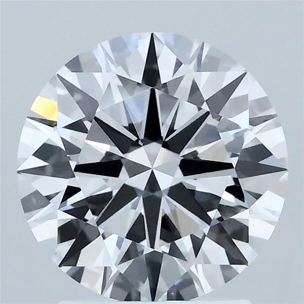 2.06 Carat Round Shaped, Ideal Cut, E Color, VVS2 Clarity, IGI Certified Lab Grown Diamond