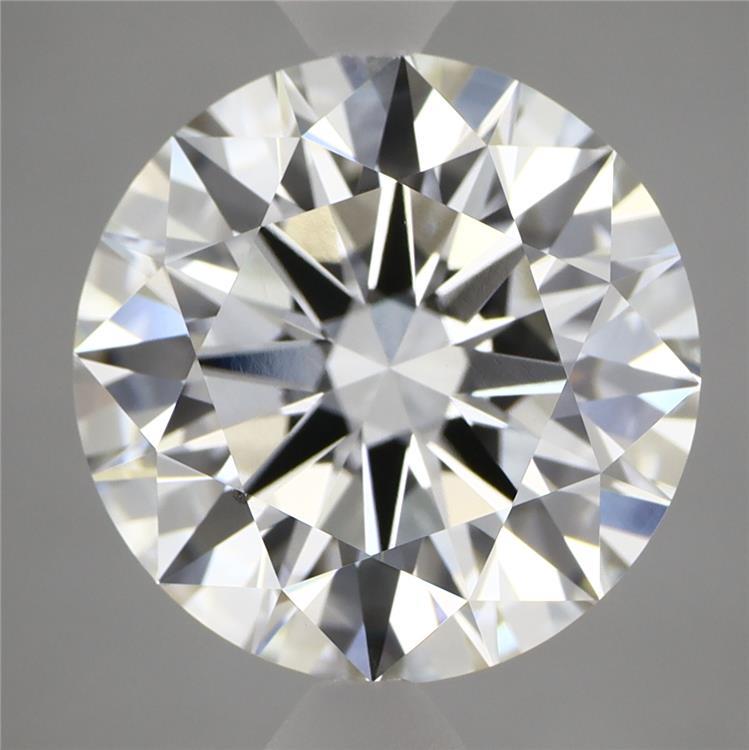 5.05 Carat Round Shaped, Ideal Cut, F Color, VVS2 Clarity, IGI Certified Lab Grown Diamond
