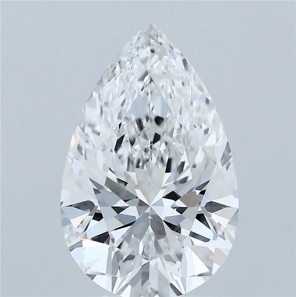 2.08 Carat Pear Shaped, Ideal Cut, E Color, VVS2 Clarity, IGI Certified Lab Grown Diamond