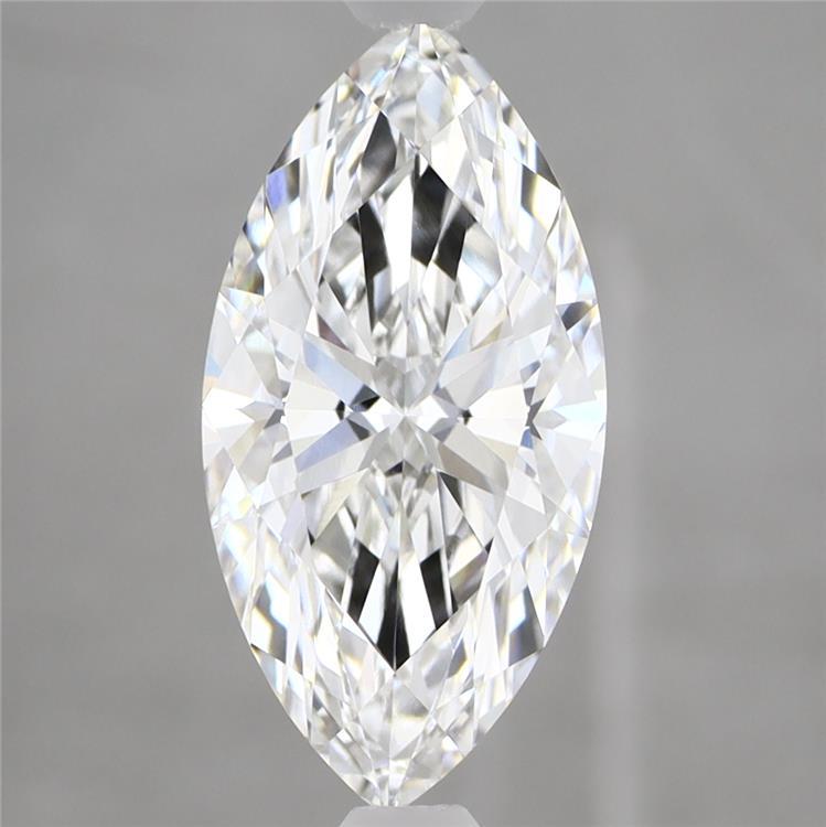 2.10 Carat Marquise Shaped, Ideal Cut, E Color, VVS2 Clarity, IGI Certified Lab Grown Diamond