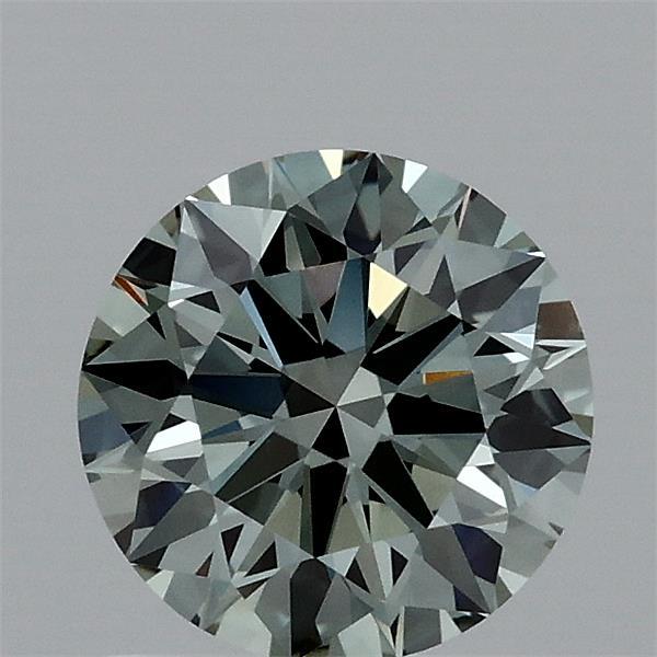1.10 Carat Round Shaped, Ideal Cut, FANCY INTENSE GREEN Color, VVS2 Clarity, IGI Certified Lab Grown Diamond