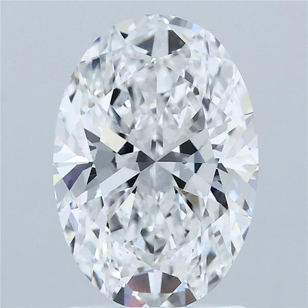 1.87 Carat Oval Shaped, Ideal Cut, D Color, VVS2 Clarity, IGI Certified Lab Grown Diamond