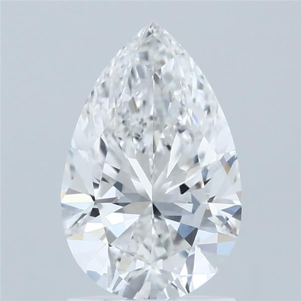 1.51 Carat Pear Shaped, Excellent Cut, E Color, VVS1 Clarity, IGI Certified Lab Grown Diamond