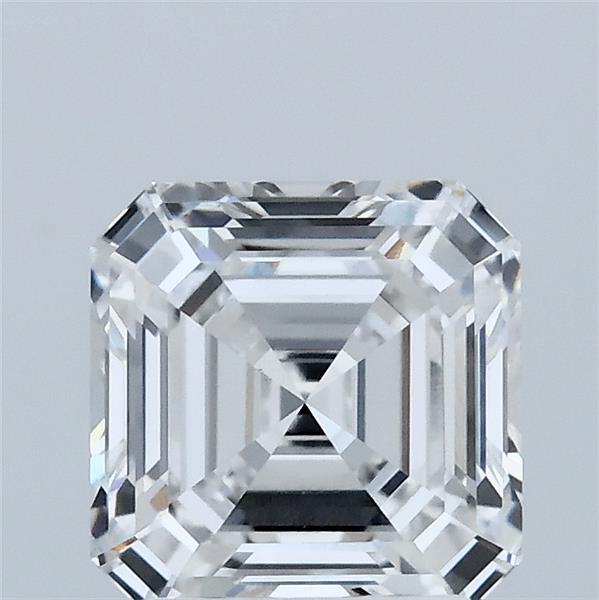 2.00 Carat Asscher Shaped, Ideal Cut, D Color, VVS2 Clarity, IGI Certified Lab Grown Diamond
