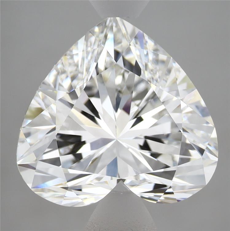 5.10 Carat Heart Shaped, Ideal Cut, E Color, VVS2 Clarity, IGI Certified Lab Grown Diamond