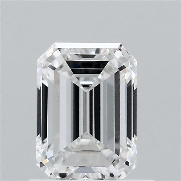 0.94 Carat Emerald Shaped, Ideal Cut, E Color, VVS2 Clarity, IGI Certified Lab Grown Diamond