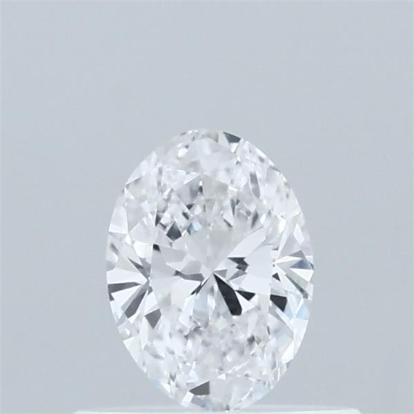 0.39 Carat Oval Shaped, Ideal Cut, D Color, VVS2 Clarity, IGI Certified Lab Grown Diamond