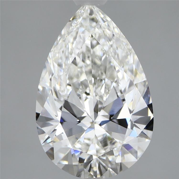 2.58 Carat Pear Shaped, Excellent Cut, F Color, VVS1 Clarity, IGI Certified Lab Grown Diamond