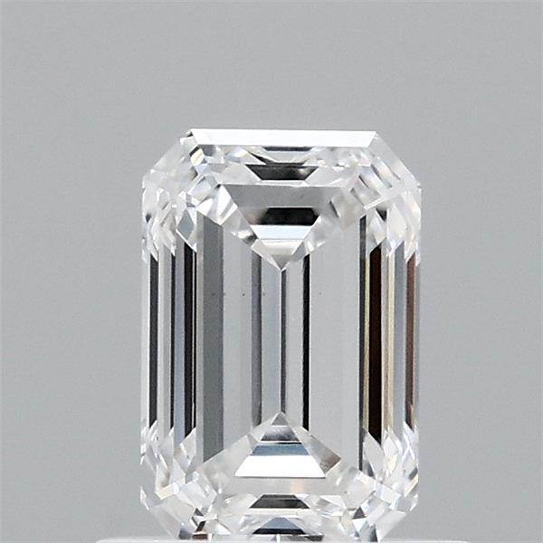 0.87 Carat Emerald Shaped, Ideal Cut, E Color, VVS2 Clarity, IGI Certified Lab Grown Diamond