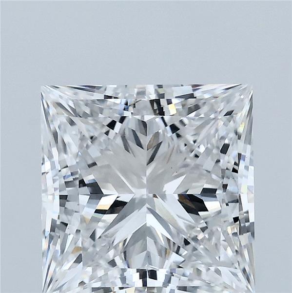 4.02 Carat Princess Shaped, Ideal Cut, E Color, VS1 Clarity, IGI Certified Lab Grown Diamond
