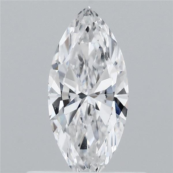 0.48 Carat Marquise Shaped, Excellent Cut, D Color, VS1 Clarity, IGI Certified Lab Grown Diamond