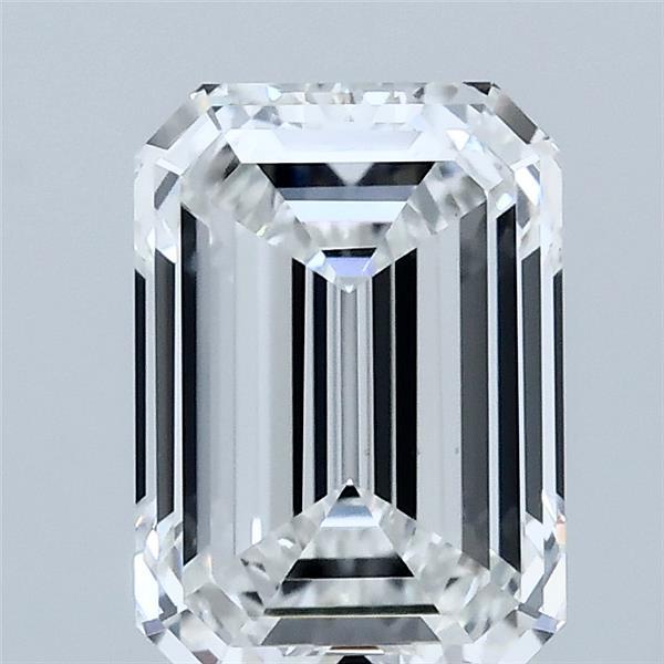 2.02 Carat Emerald Shaped, Ideal Cut, E Color, VVS2 Clarity, IGI Certified Lab Grown Diamond