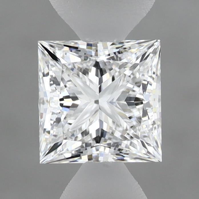 0.96 Carat Princess Shaped, Ideal Cut, E Color, VVS2 Clarity, IGI Certified Lab Grown Diamond