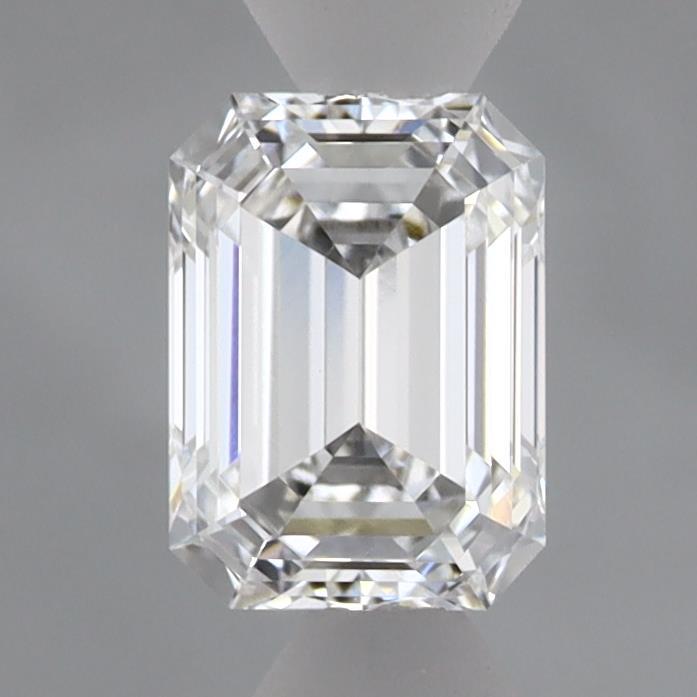 0.92 Carat Emerald Shaped, Ideal Cut, D Color, VVS2 Clarity, IGI Certified Lab Grown Diamond