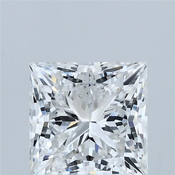2.08 Carat Princess Shaped, Ideal Cut, E Color, VS1 Clarity, IGI Certified Lab Grown Diamond
