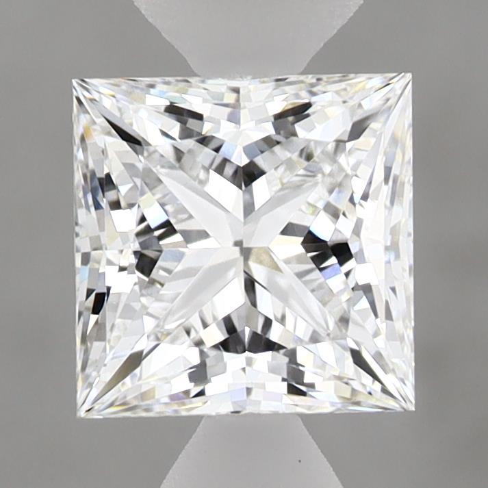 1.46 Carat Princess Shaped, Ideal Cut, D Color, VVS2 Clarity, IGI Certified Lab Grown Diamond