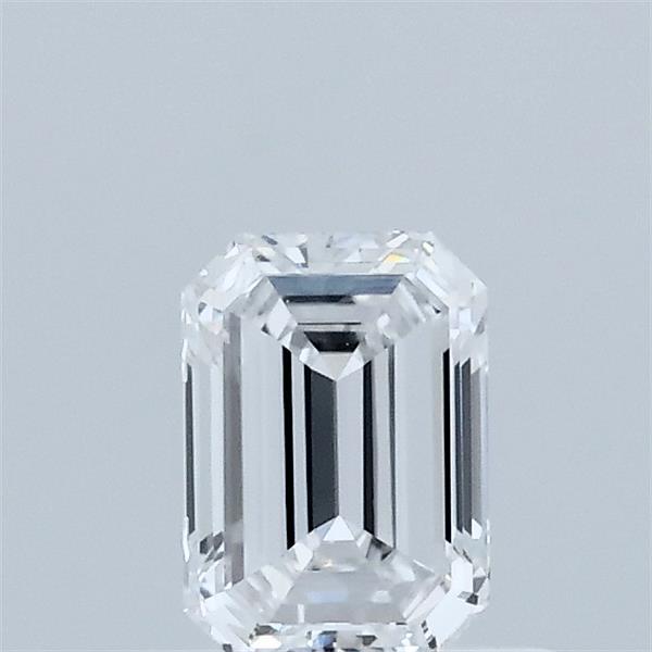 0.53 Carat Emerald Shaped, Very Good Cut, D Color, VVS1 Clarity, IGI Certified Lab Grown Diamond