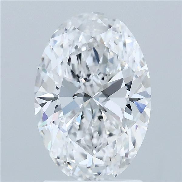 2.01 Carat Oval Shaped, Ideal Cut, D Color, VVS2 Clarity, IGI Certified Lab Grown Diamond