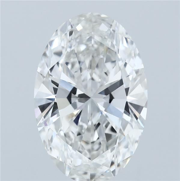 3.51 Carat Oval Shaped, Ideal Cut, F Color, VVS2 Clarity, IGI Certified Lab Grown Diamond