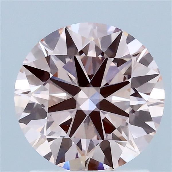 1.51 Carat Round Shaped, Ideal Cut, FANCY INTENSE PINK Color, VVS2 Clarity, IGI Certified Lab Grown Diamond