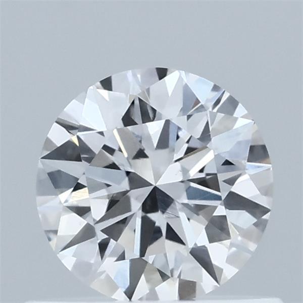 0.57 Carat Round Shaped, Excellent Cut, E Color, VVS2 Clarity, IGI Certified Lab Grown Diamond